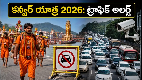 Kanwar Yatra 2026: Delhi-Haridwar Traffic Diversions, AI Surveillance, and Travel Tips for Pilgrims