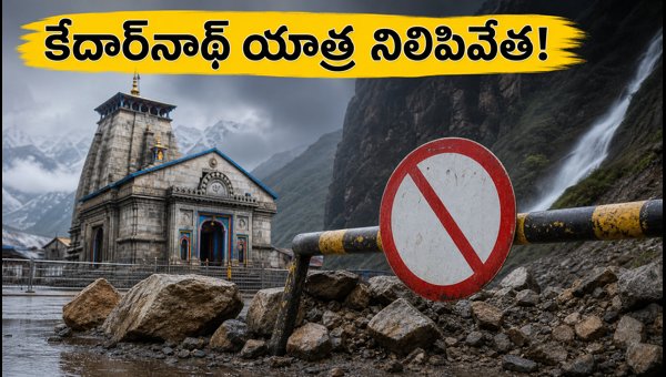 Kedarnath Yatra Suspended: Heavy Rains and Landslides Disrupt Char Dham Pilgrimage in 2026 Kedarnath Yatra Suspended: Heavy Rains and Landslides Disrupt Char Dham Pilgrimage in 2026