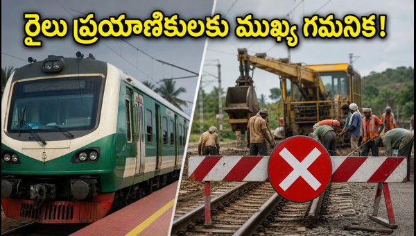Puducherry to Tirupati Train Schedule Changes: Villupuram Yard Engineering Works Update 2026