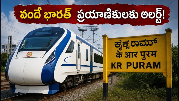 Ernakulam-Bengaluru Vande Bharat Express Short Terminated at KR Puram: Travel Update for August 3, 2026