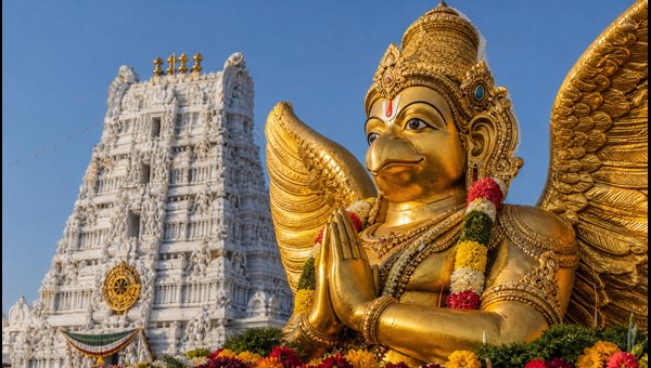 Garuda Pratishtha Mahotsavams Vijayawada 2026: Darshan Timings, Traffic Updates, and Travel Guide Garuda Pratishtha Mahotsavams Vijayawada 2026: Darshan Timings, Traffic Updates, and Travel Guide