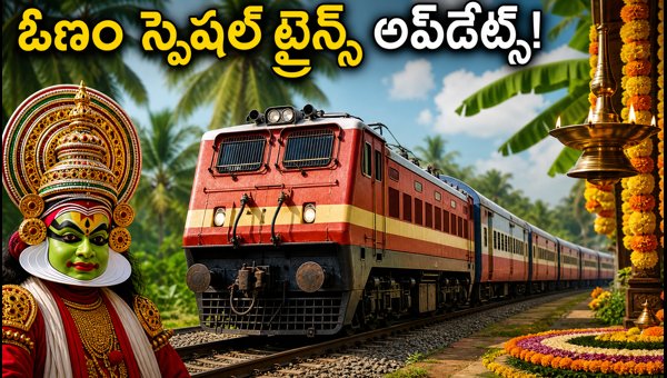 Onam Special Trains 2026: Hyderabad, Bangalore & Chennai to Kerala Route Guide & Booking Tips Onam Special Trains 2026: Hyderabad, Bangalore & Chennai to Kerala Route Guide & Booking Tips