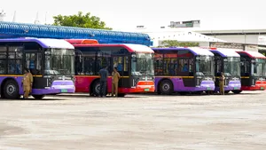 Chennais New Electric Buses 130 Buses Have Been Added Recently As The Second Phase Of The Citys
